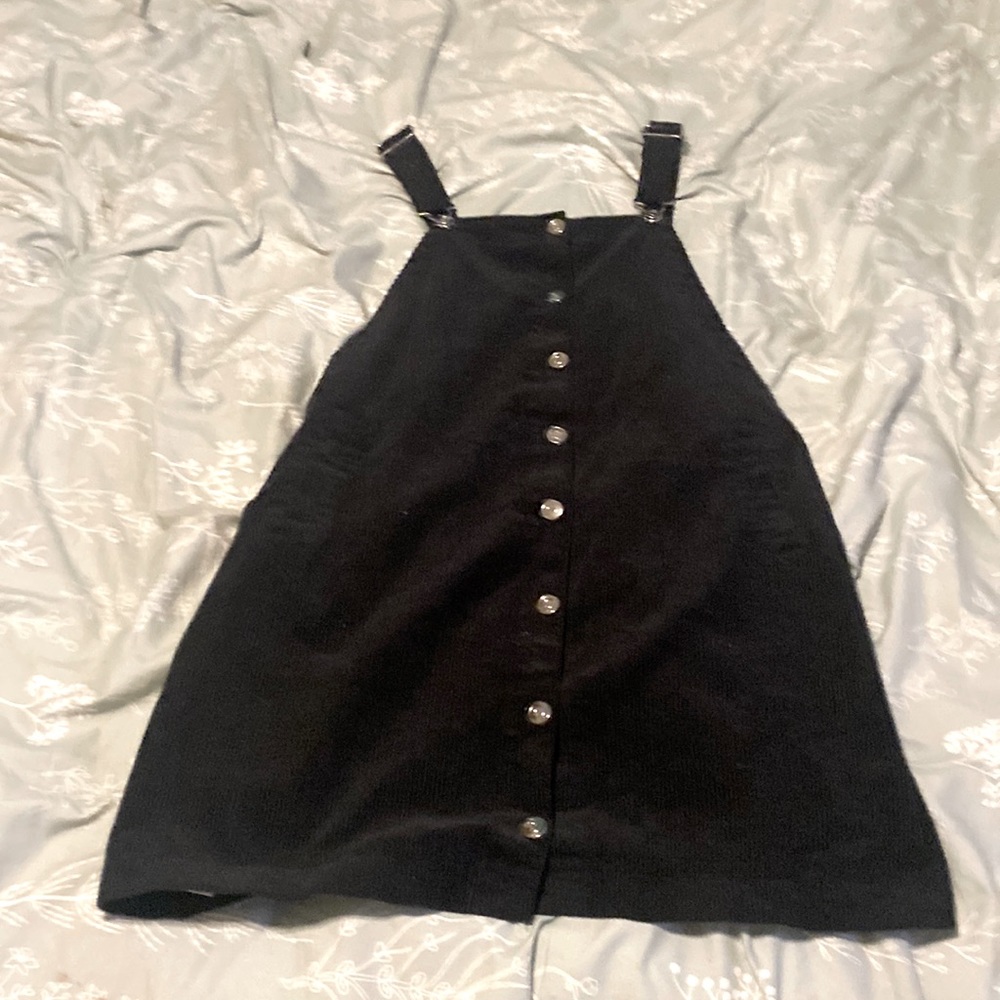 A long overall dress
